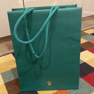 Rolex shopping bag brand new